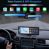 Wonsidary CarPlay Screen for Car Compatible with Apple Carplay & Android Auto,9.3" Portable Wireless Carplay Touchscreen with Phone Mirroring/Auto Brightness Adjust/Voice Control/Navigation/Bluetooth Car Stereo