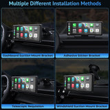 Wonsidary CarPlay Screen for Car Compatible with Apple Carplay & Android Auto,9.3" Portable Wireless Carplay Touchscreen with Phone Mirroring/Auto Brightness Adjust/Voice Control/Navigation/Bluetooth Car Stereo